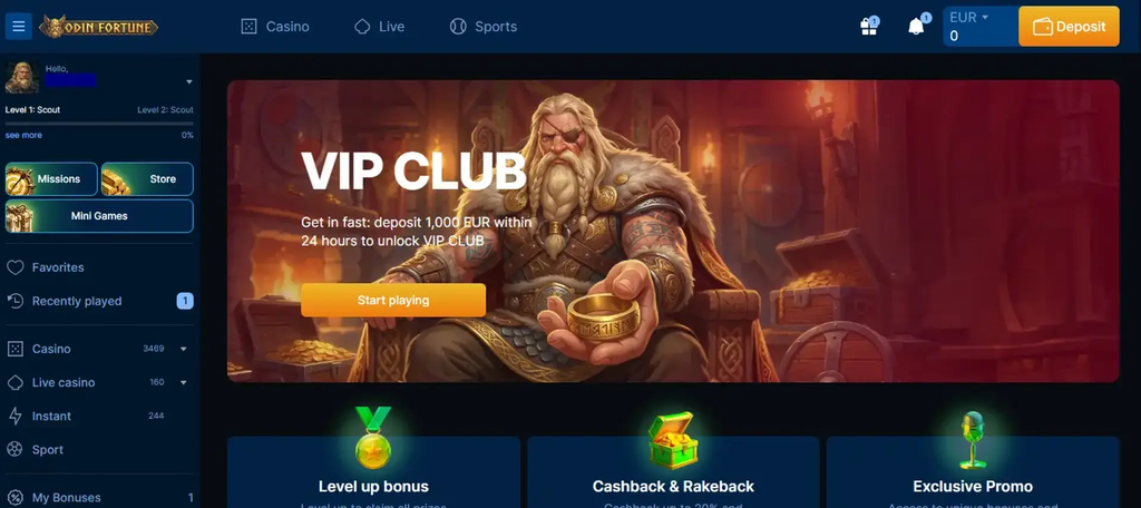 OdinFortune — GBP-Focused Mobile Casino